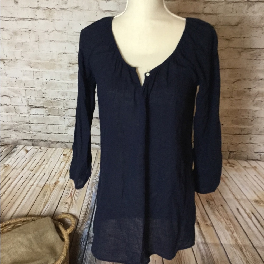 J Crew navy top